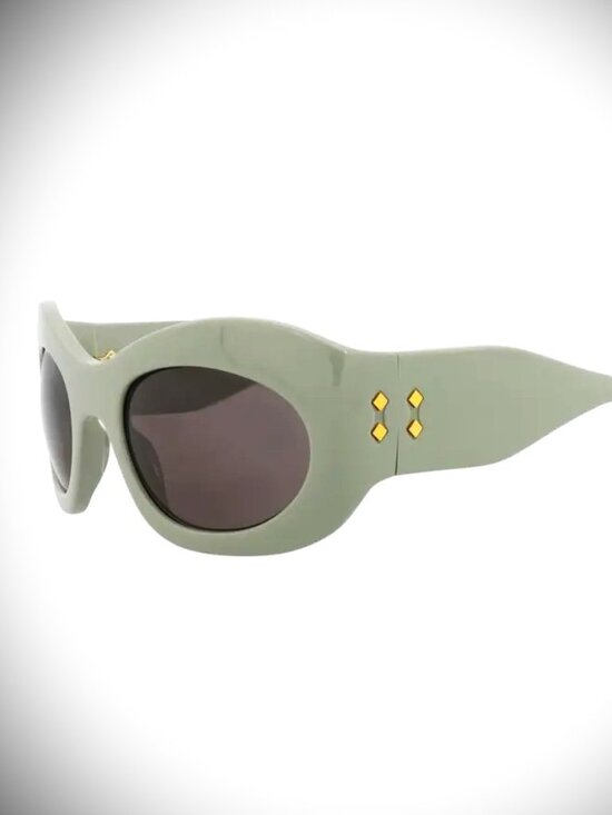 GUCCI GG 1463S 004 Light Sage Frame Gray Lens 55-23-125 M Sunglasses main image 14